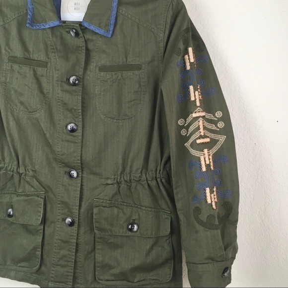 $25 TODAY ONLY! HeiHei Embellish Utility Jacket - Picture 4 of 8